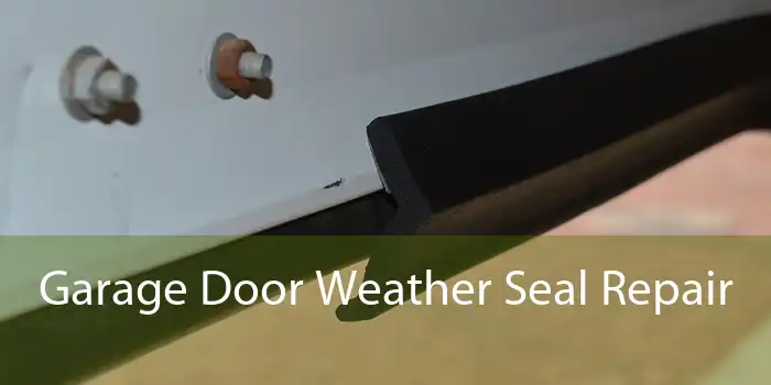 Garage Door Weather Seal Repair 